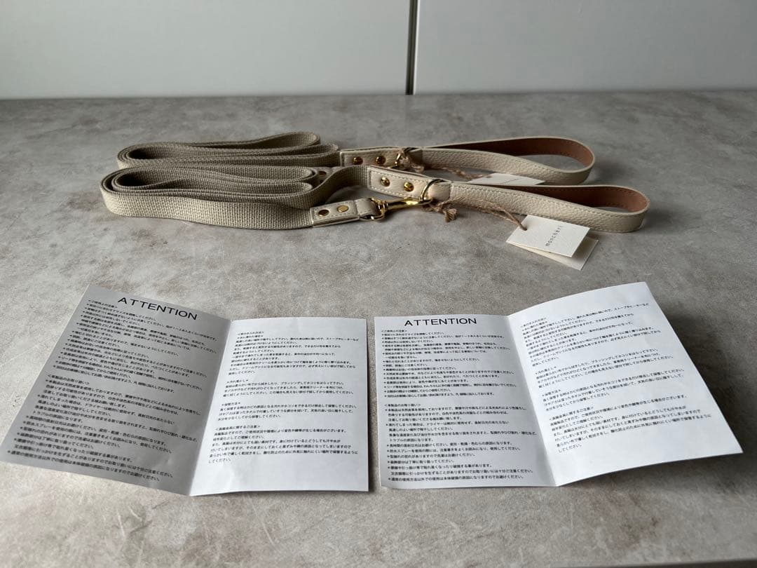 moncheri 2set シュリンクレザーコットンライクリード