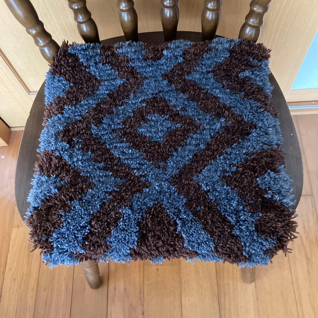 ノッティング織　椅子敷き