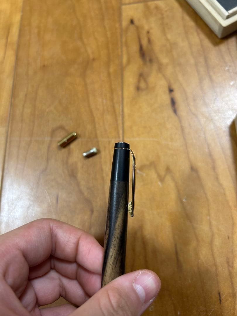 湯さま専用【野原工芸】【ジャンク】シャーペン　新型　特上黒柿