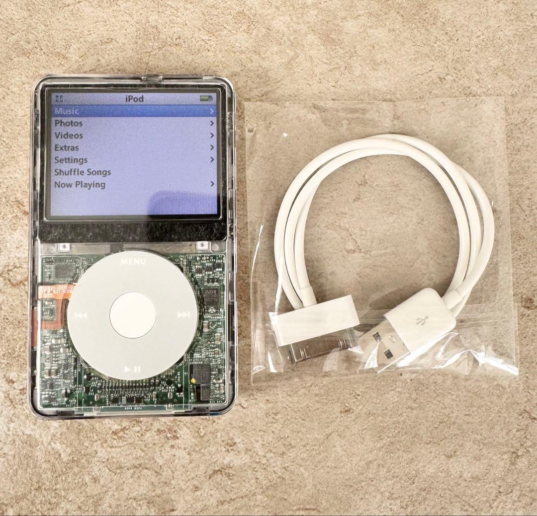 iPod classic 第5世代 カスタム 256GB 新品電池 バックパネル