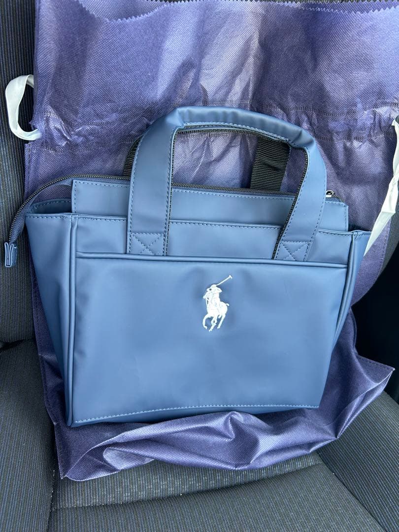 【新品、未使用】RLX Ralph Lauren ネイビー ゴルフトートバッグ