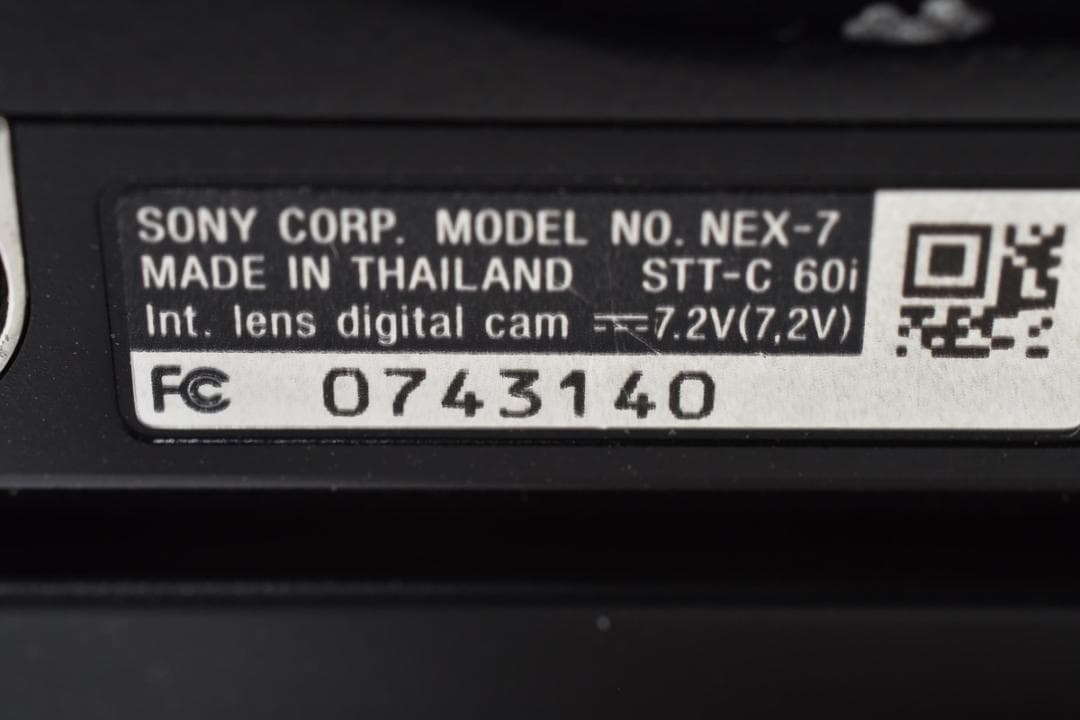 ★撮影枚数3,969枚・美品★ソニー SONY NEX-7 ボディ #21189