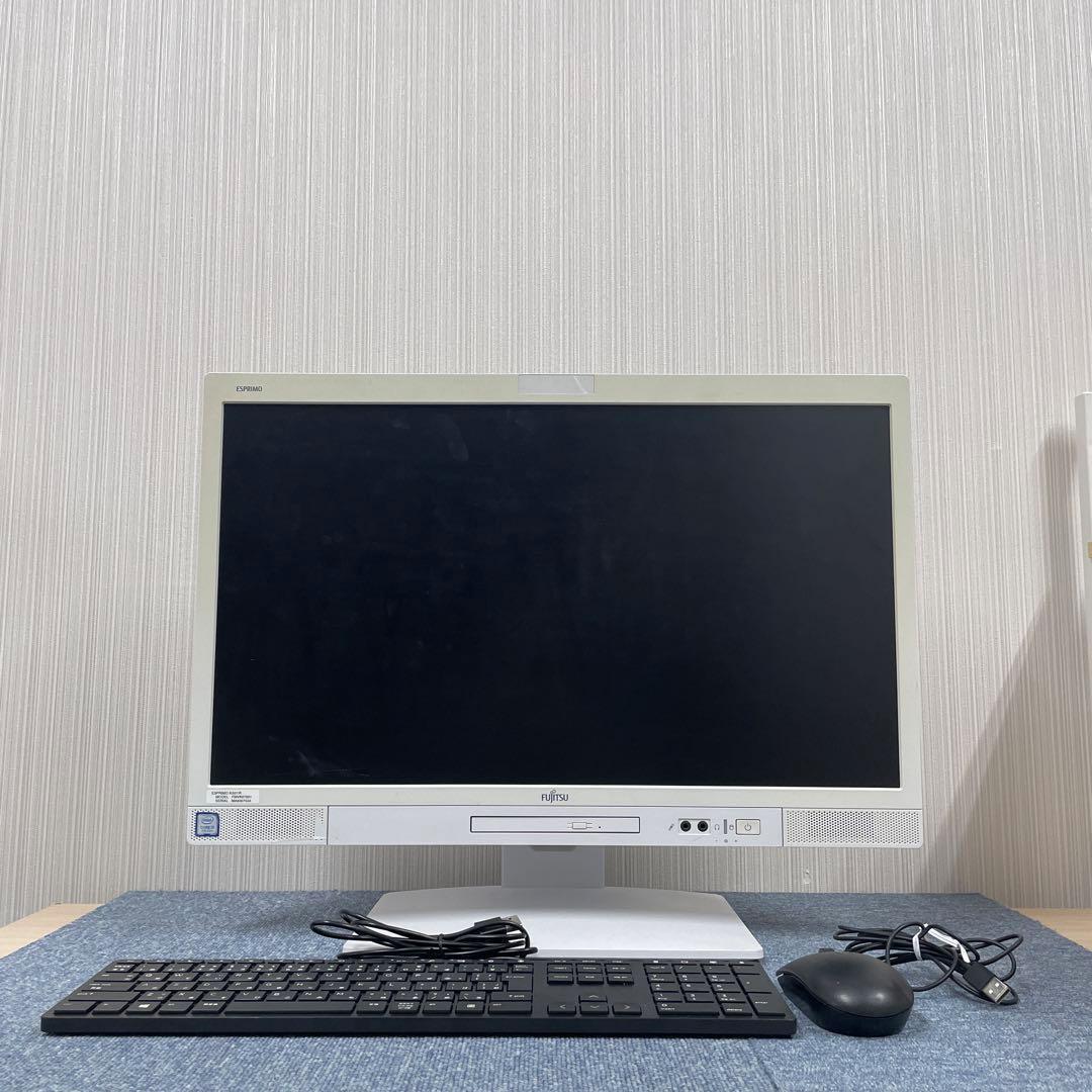 富士通　ESPRIMO 　一体型　メモリ16GB　SSD512GB　初期設定済み