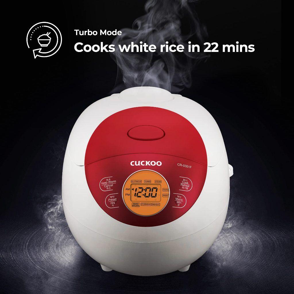 CUCKOO 炊飯器 新品 レッド 1.5 quarts 未開封 値下げ済み