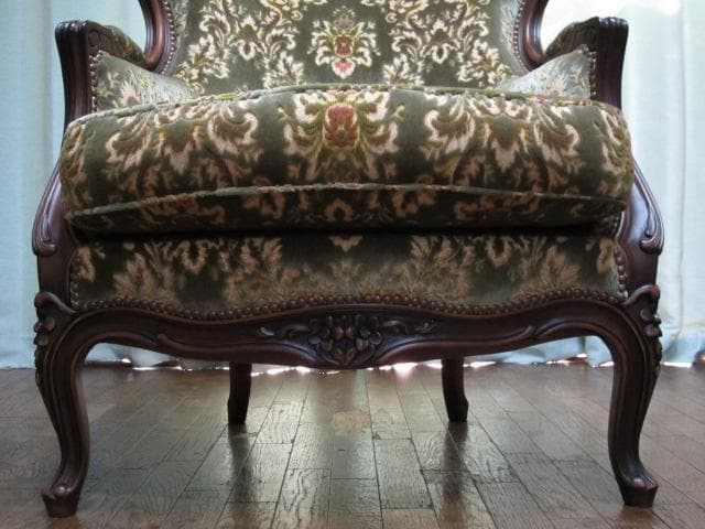 カリモク domani ドマーニ Louis XV 1人掛け ソファ 定価46万