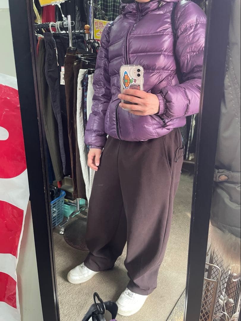 archive OLD UNIQLO プレミアムダウン tech パープル