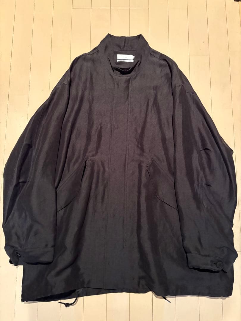 Graphpaper Back Satin 黒 モッズコート　サイズ2
