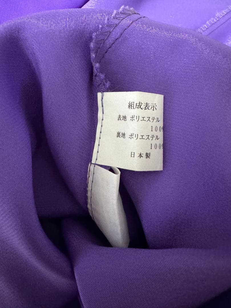紫のダンスドレス