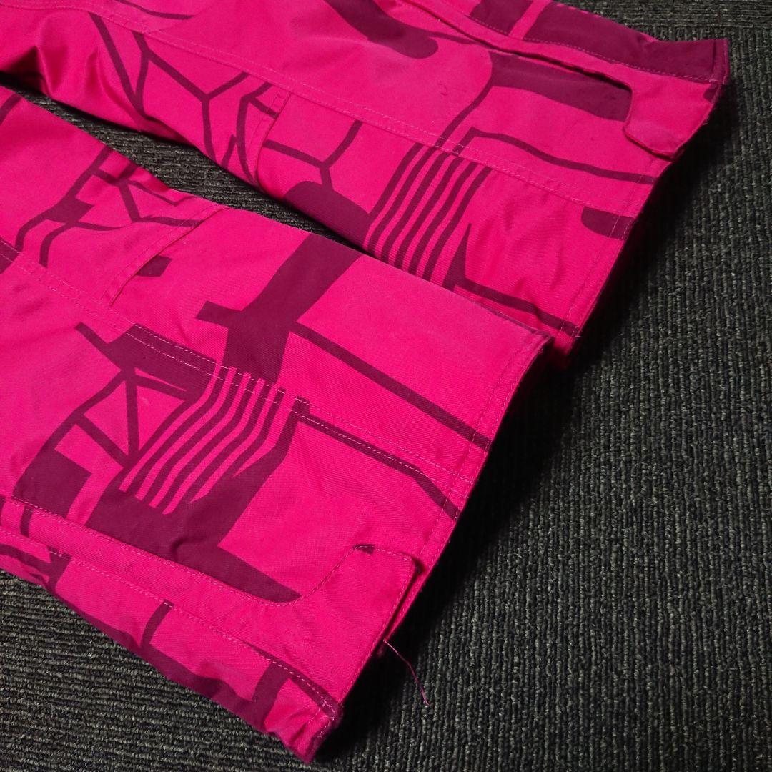 送料無料【MIZUNO】ピンクレッド小さいサイズスキーウェア 上2XS下XS