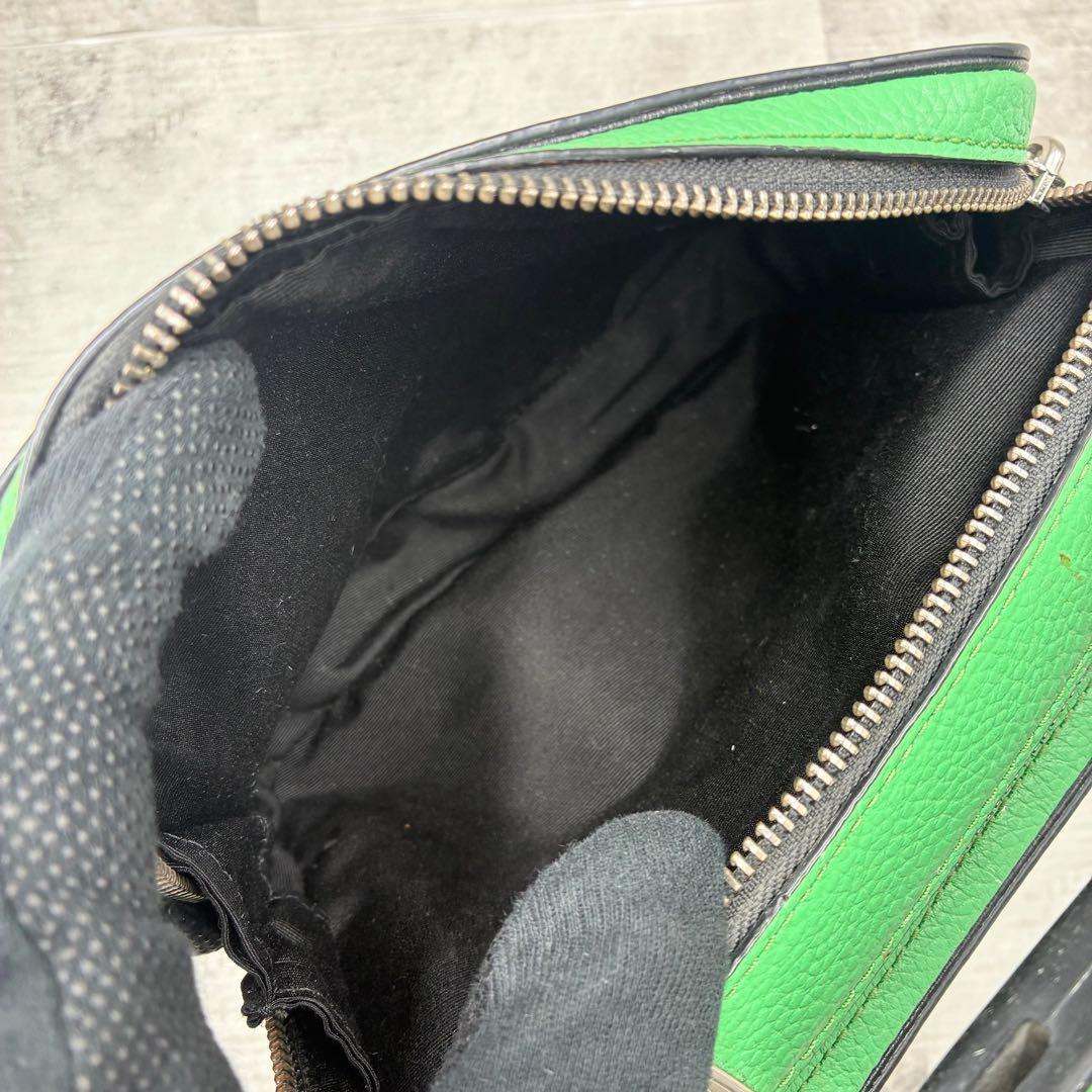 ✨稀少カラー✨美品✨マークジェイコブス　ショルダーバッグ 2way レザー　緑