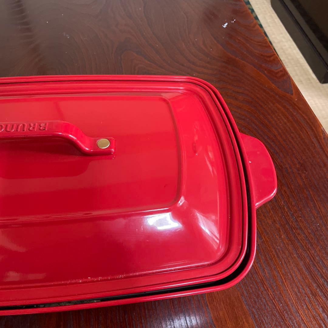 BRUNO ホットプレートグランデサイズ BOE026-RD レッド