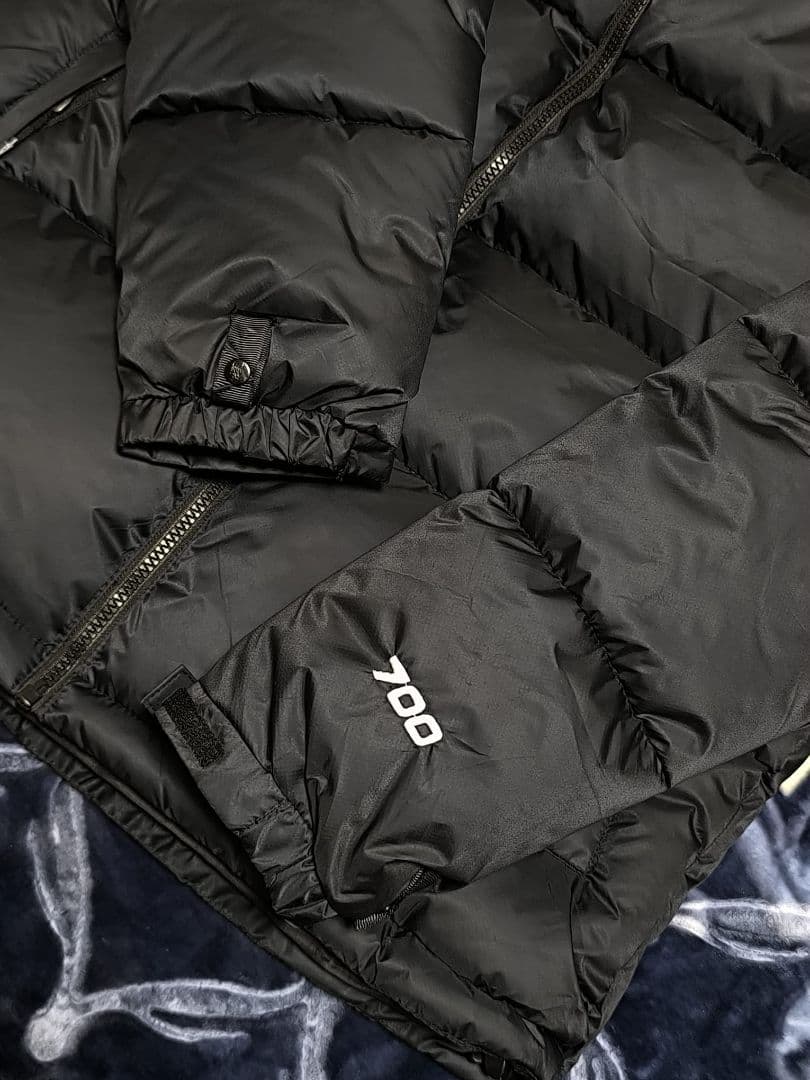 \"THE NORTH FACE\" ブラック**ダウンジャケット..
