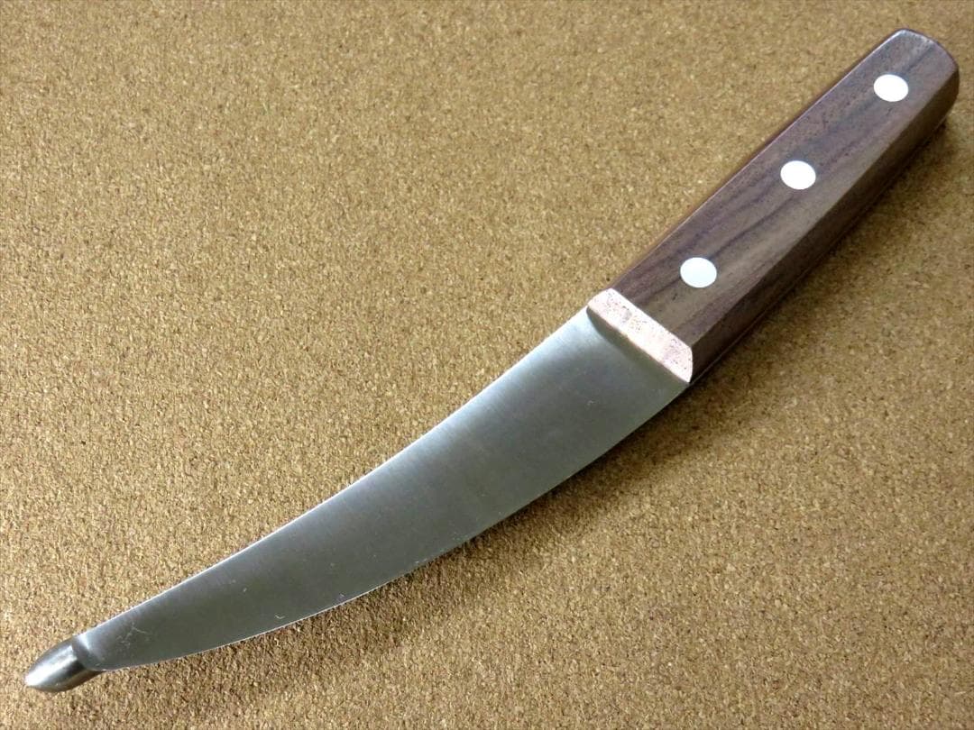 関の刃物 腸裂き 140mm 関兼常 全鋼 炭素鋼 肉解体 狩猟包丁 右利 片刃