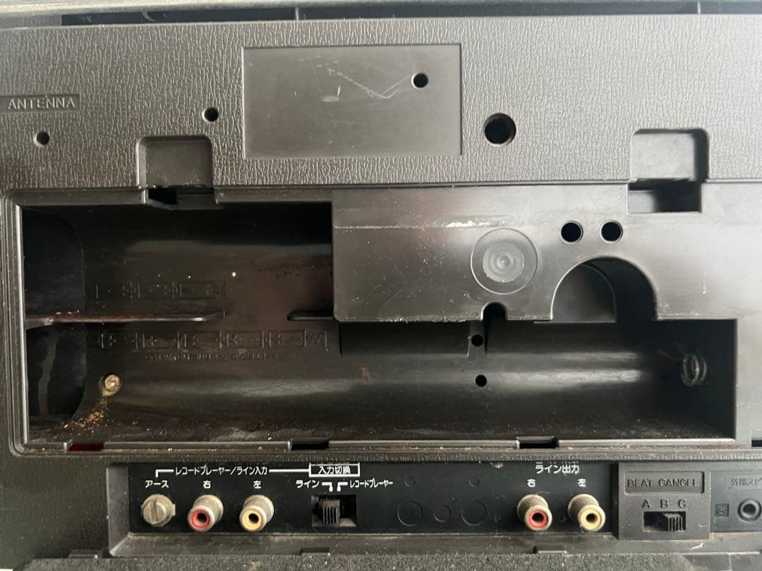 昭和レトロ　SHARP GF-490R ダブルカセットデッキ