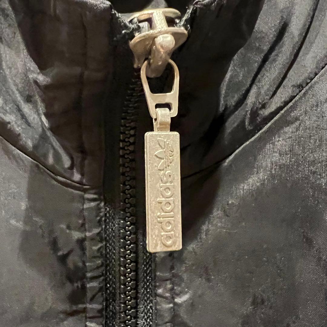 こや‼️adidas 90's ブラック ナイロンセットアップ Lサイズ