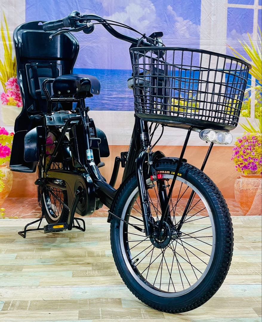 ギュットアニーズ⭐️13AH！パナソニック子供乗せ電動アシスト自転車Y3408