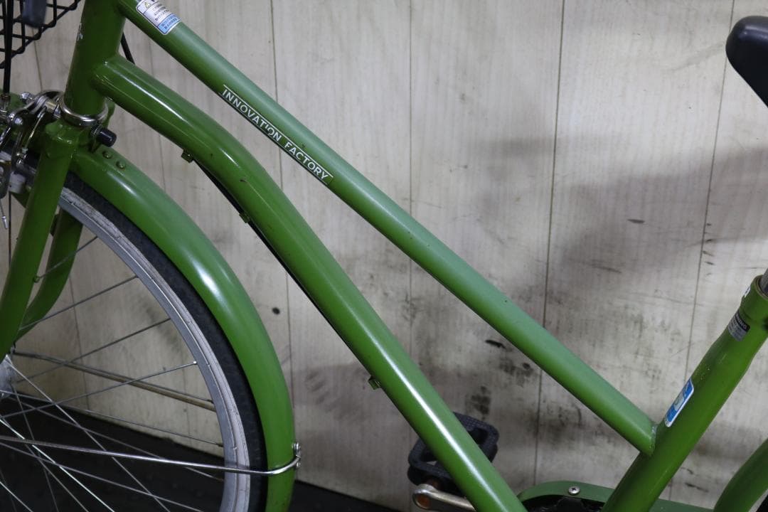INNOVATION FACTORY 26インチ 軽快シティークロス GREEN