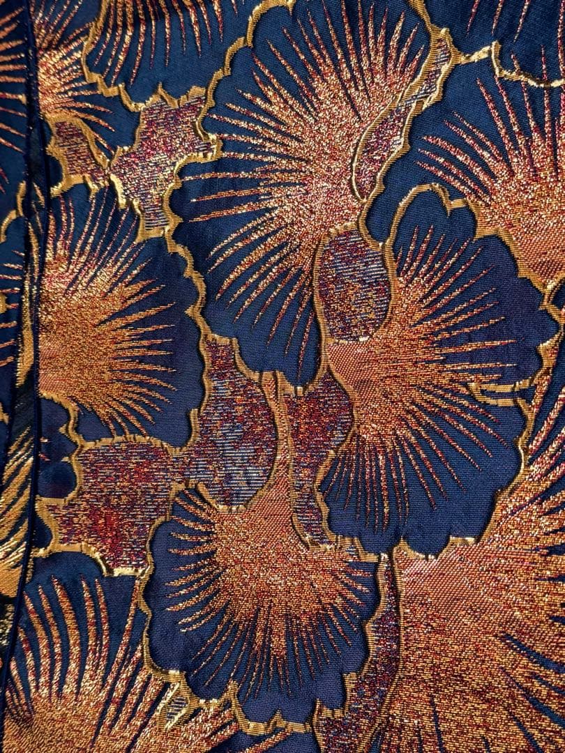 大人兵児帯【シャクヤク紅】【イチョウ】　のセット