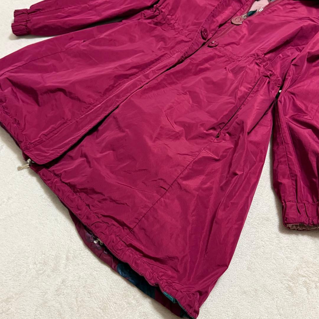 美品　モンクレール　リバーシブルコート　花柄　00(S位)