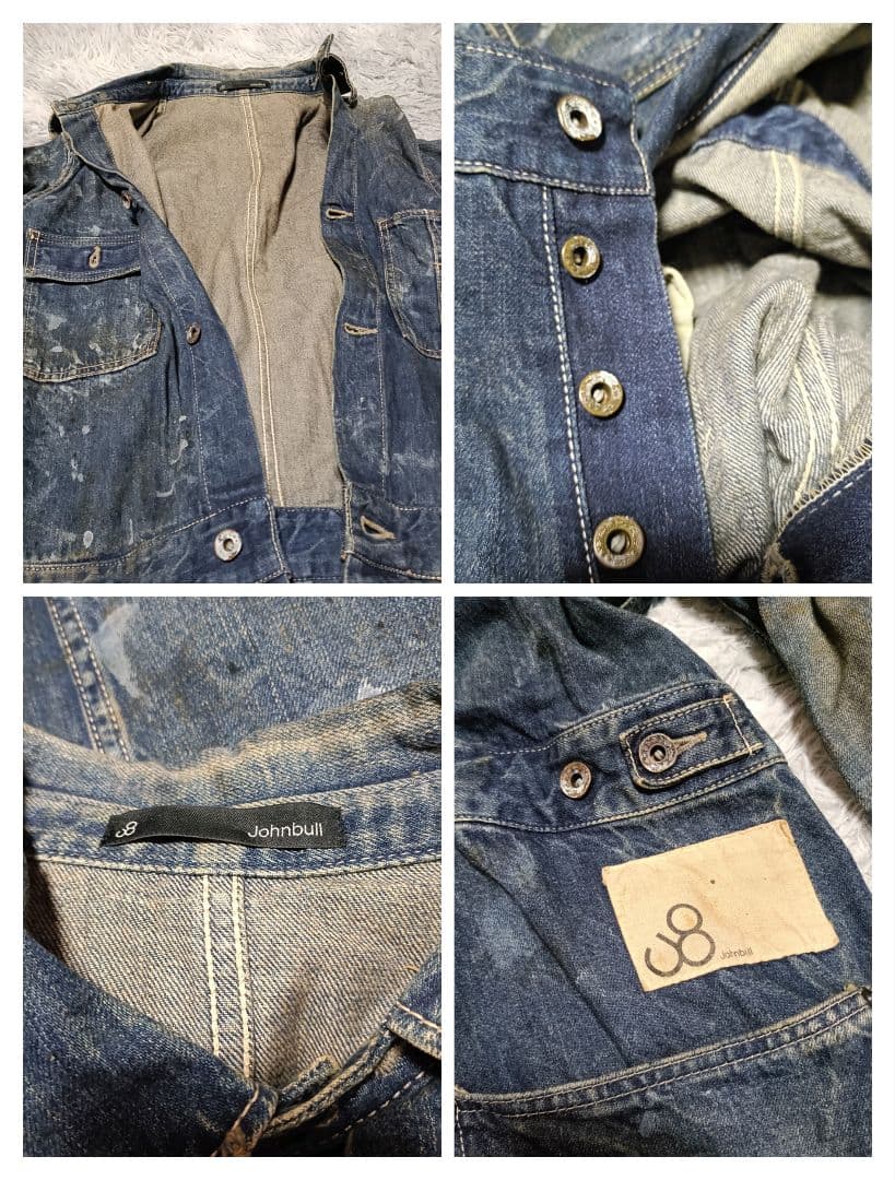 ジョンブル つなぎ デニムサロペット エンジニアオールインワン JOHNBULL