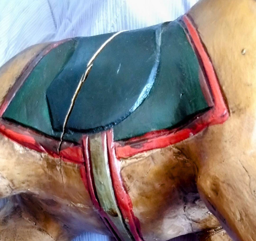 アメリカンアンティーク　1800年代　木馬ならぬ木豚　ロッキンピッグ