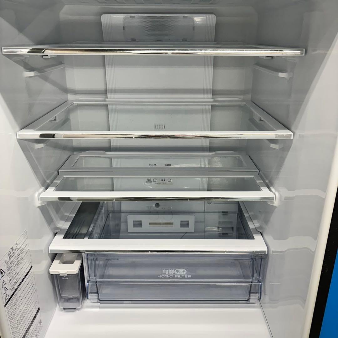 521 AQUA 大型冷蔵庫 300L強 小型　家庭用 左開き 自動製氷