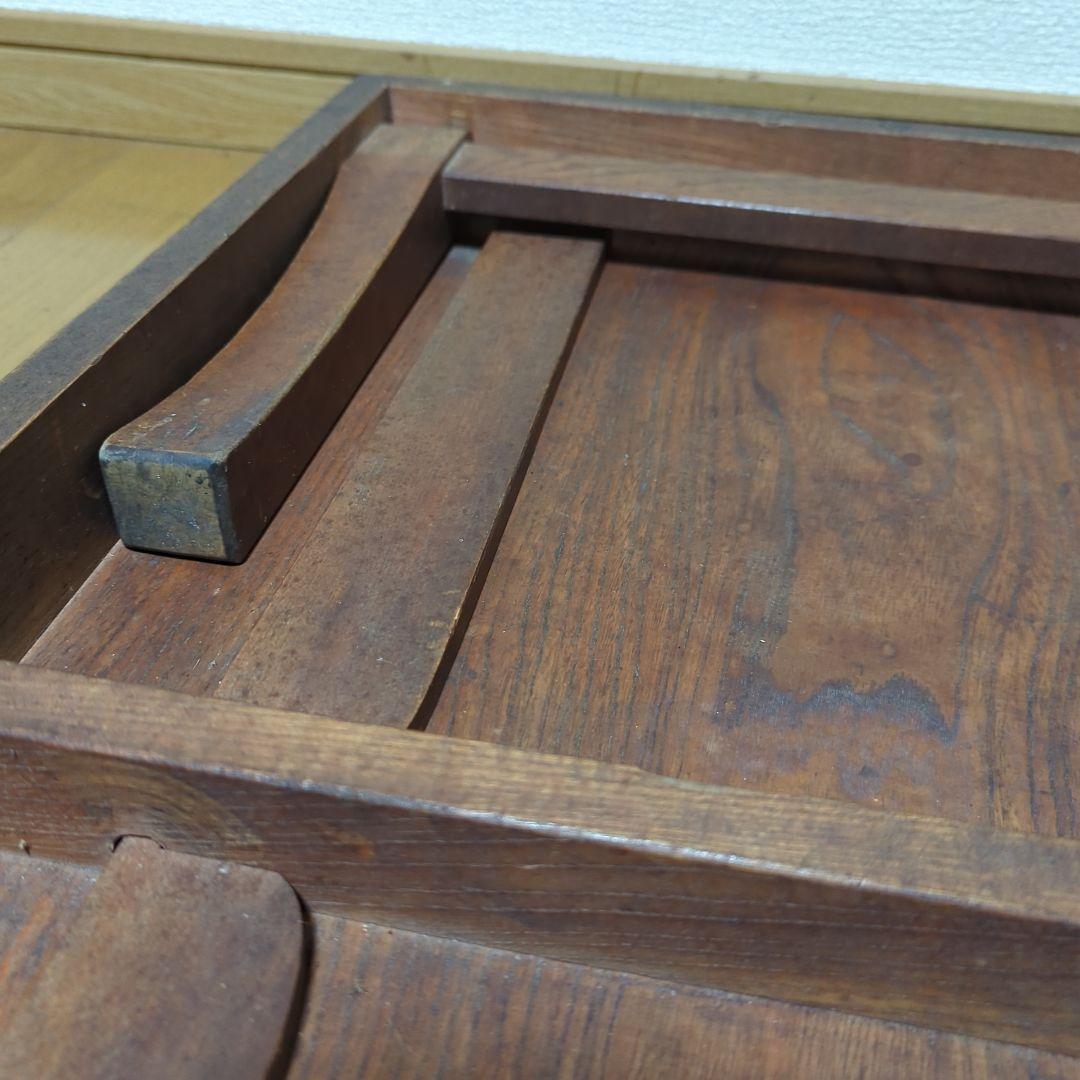 木製テーブル　無垢　古民家　昭和レトロ