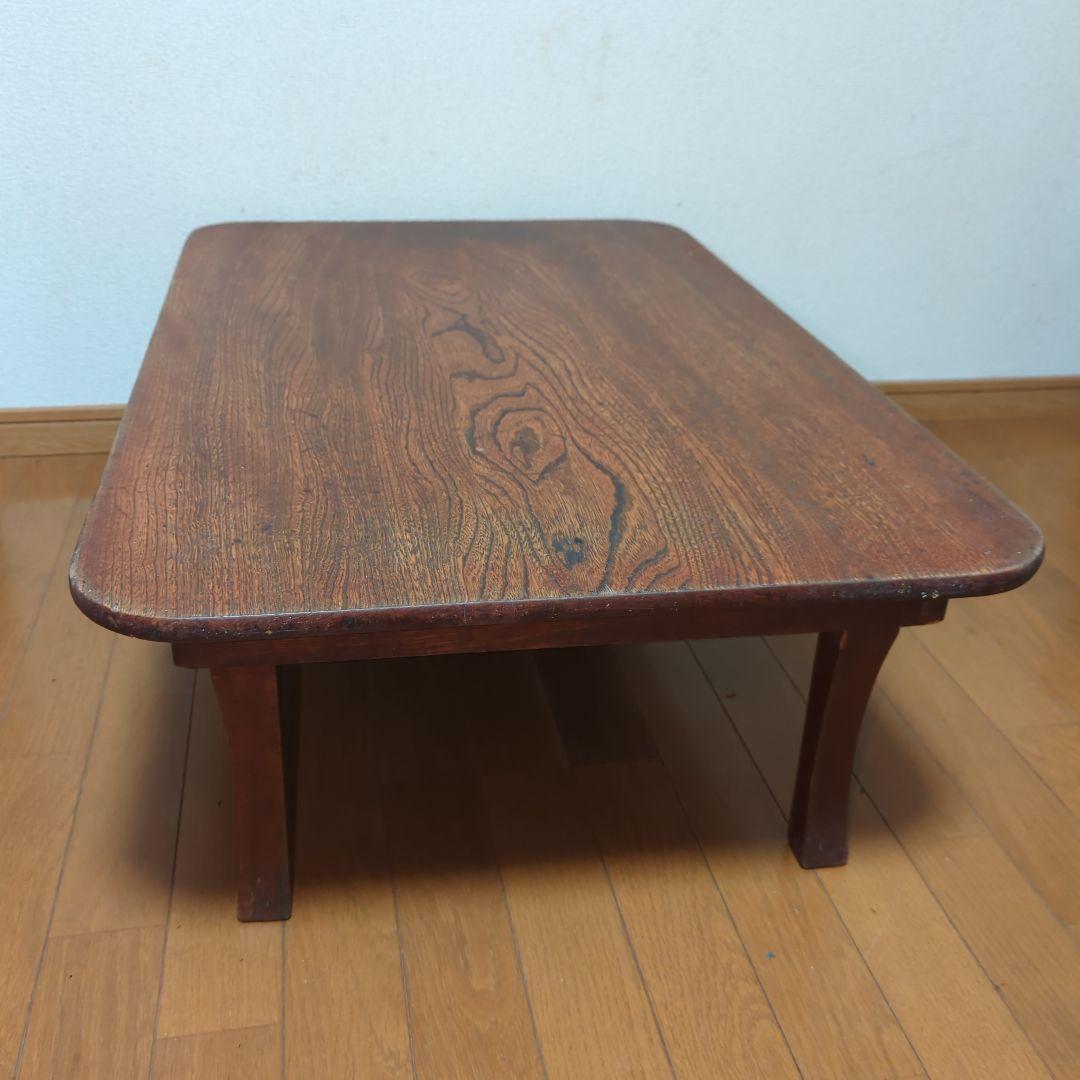 木製テーブル　無垢　古民家　昭和レトロ