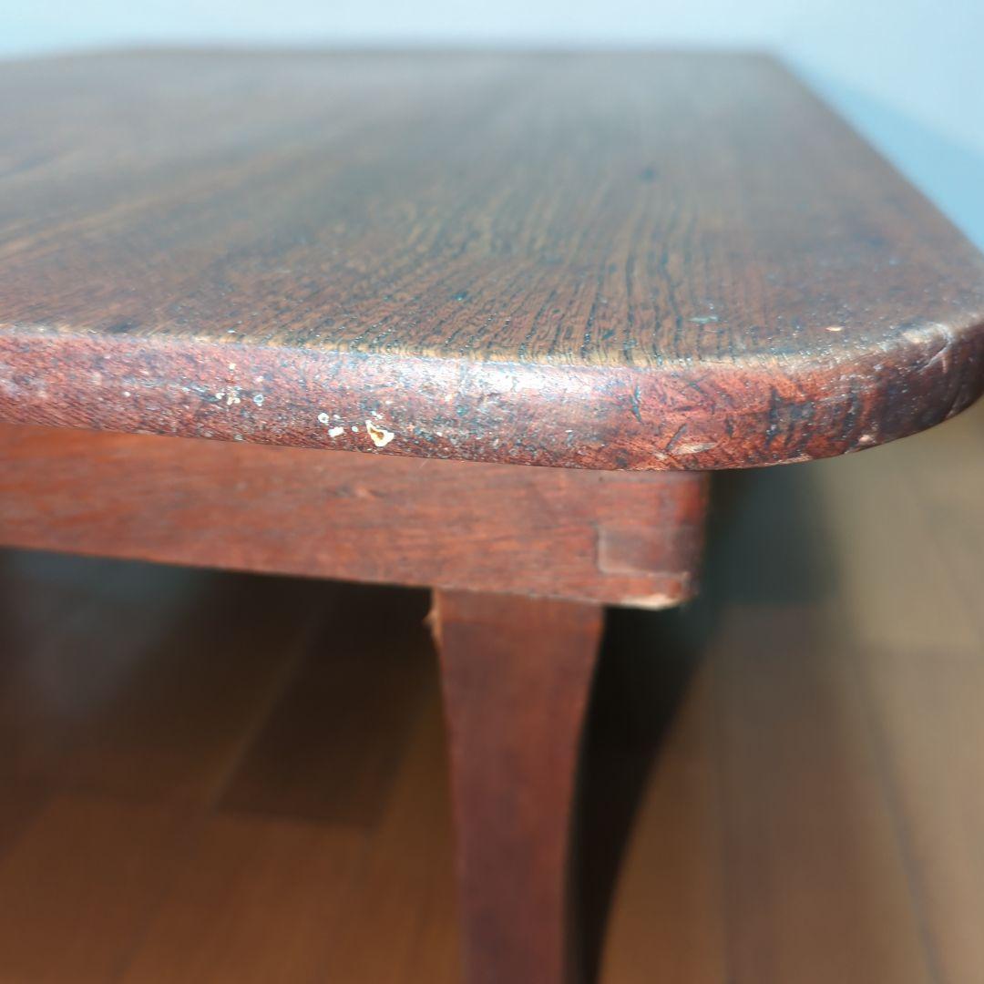 木製テーブル　無垢　古民家　昭和レトロ