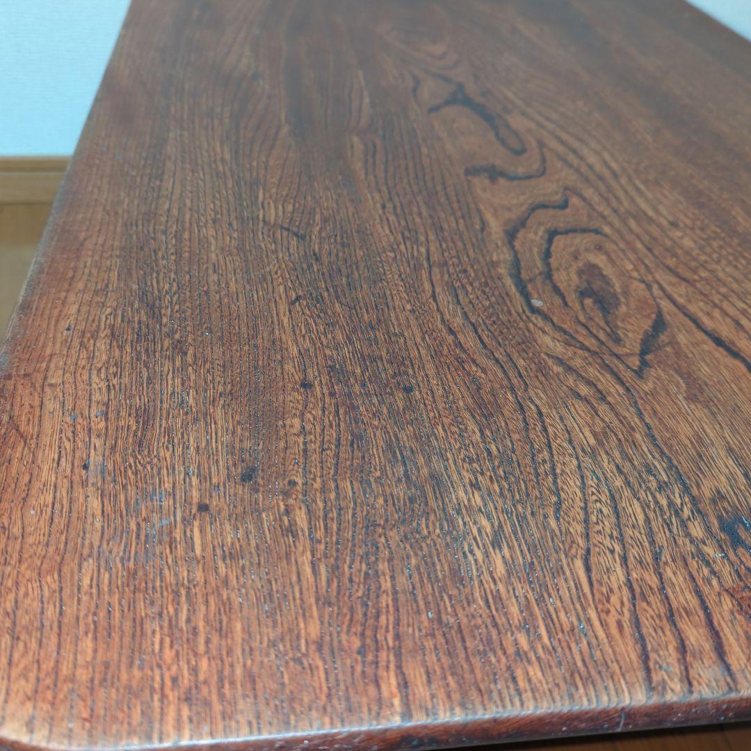 木製テーブル　無垢　古民家　昭和レトロ