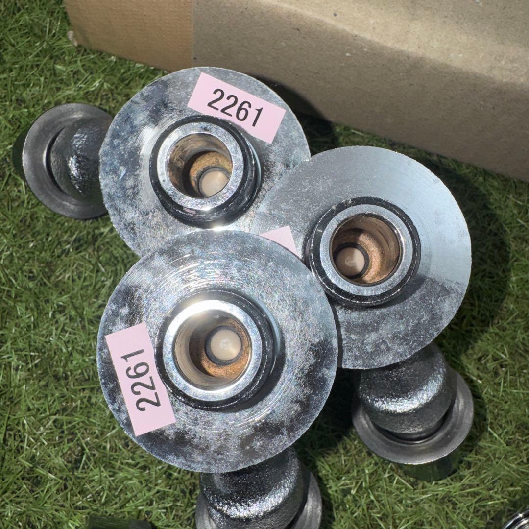 金属製シルバー蛇口 L字型散水用バルブ 3個セット［2261］