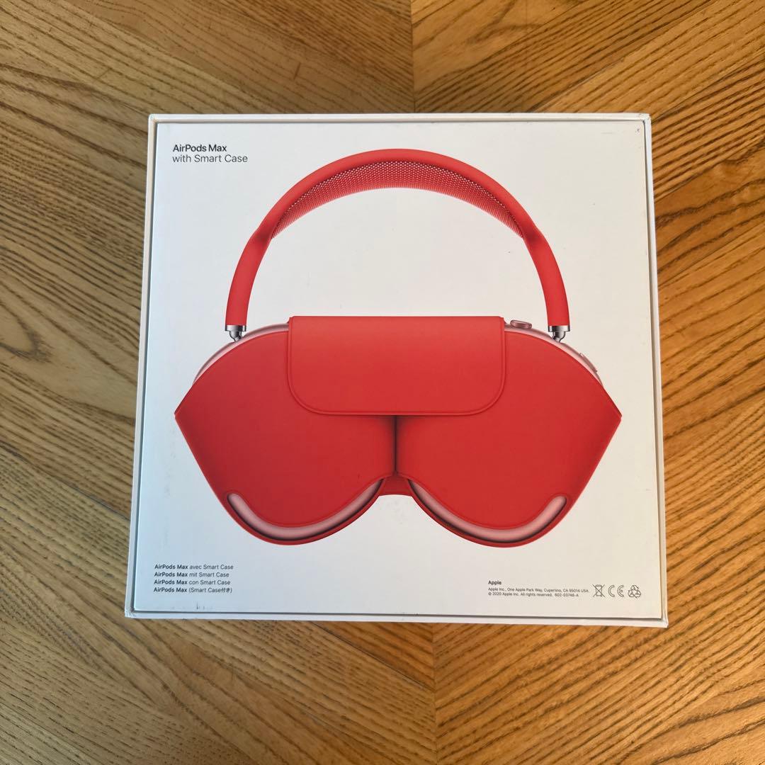 AirPods Max レッド 本体とスマートケース