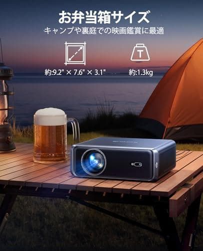 プロジェクター 4k【Netflixライセンス&20WDoIby対応】1000m