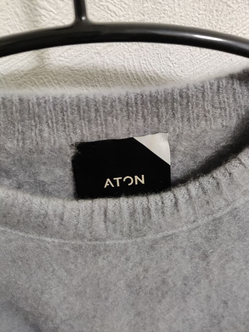 ATON　FUR CASHMERE CREWNECK SWEATER 4