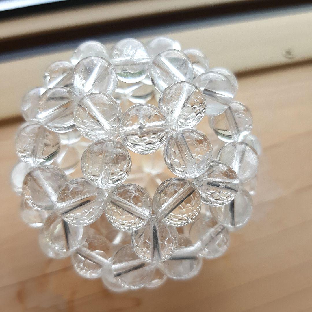 ヒマラヤ水晶　カンチェンジュンガ産　フラーレン　12mm玉使用　新品