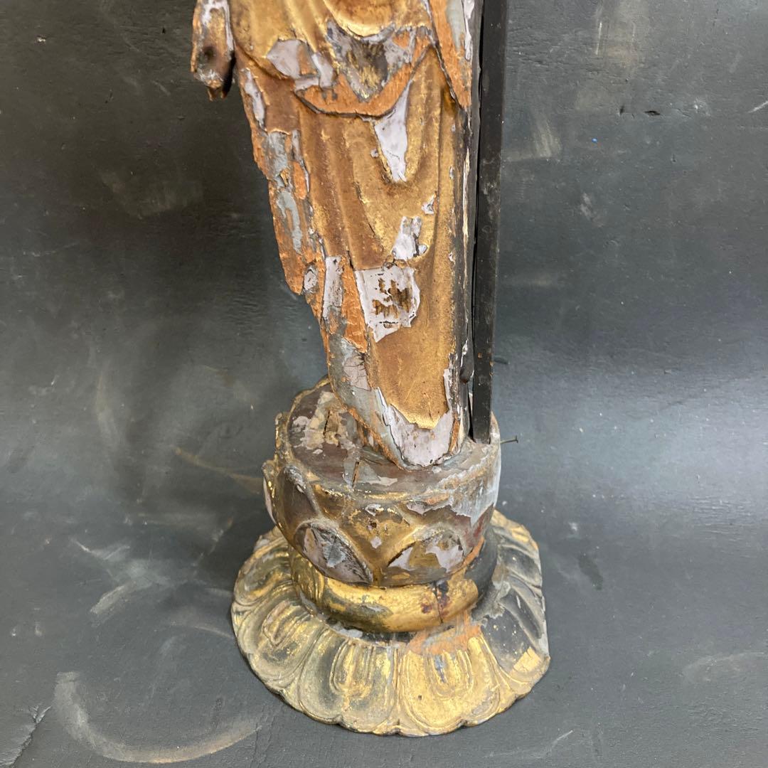 阿弥陀如来　室町時代　木製　木彫