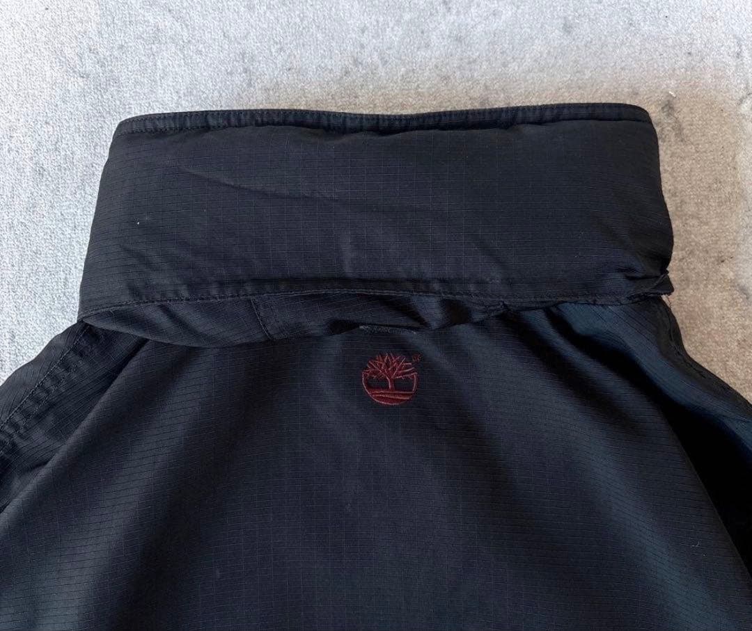 Timberland ブラック ナイロンジャケット　90s 短丈