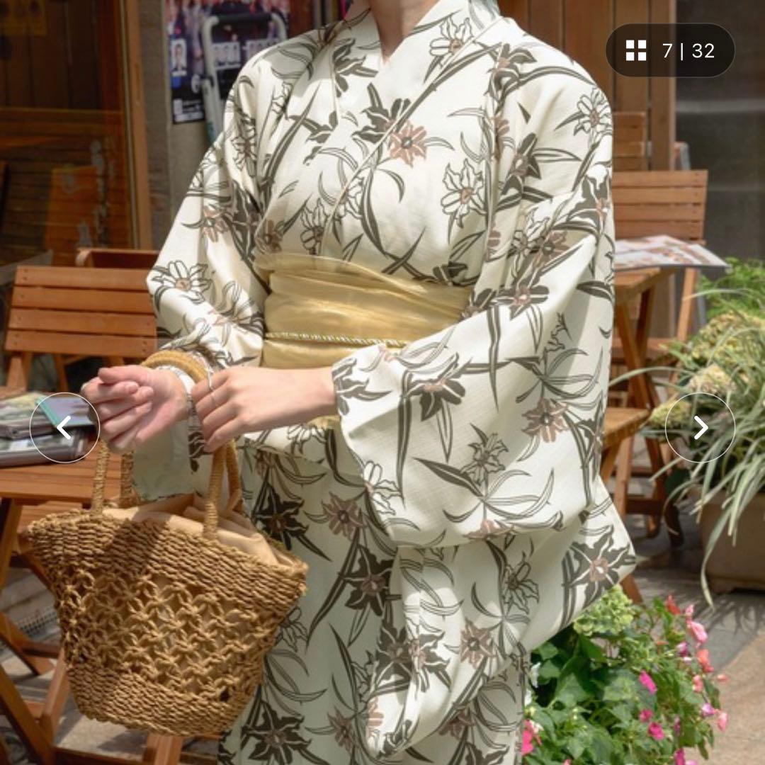 浴衣セット 着付け簡単！ワンピースと2way 新品未開封