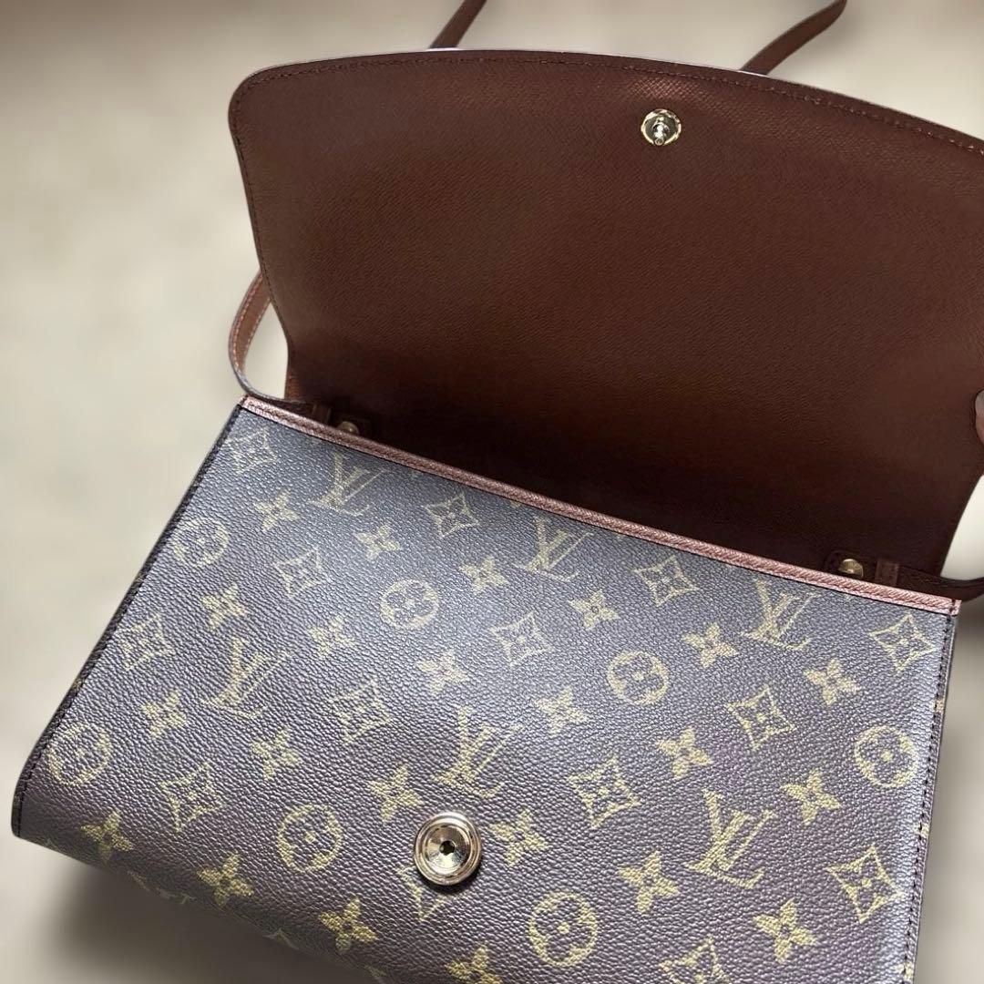 美品ルイヴィトン ボルドー M51797 2WAY ショルダー&クラッチバッグ