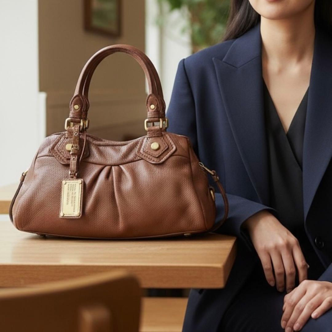 ✨極美品✨MARCJACOBS レザー 2wayバッグ ボストン型 Y2K