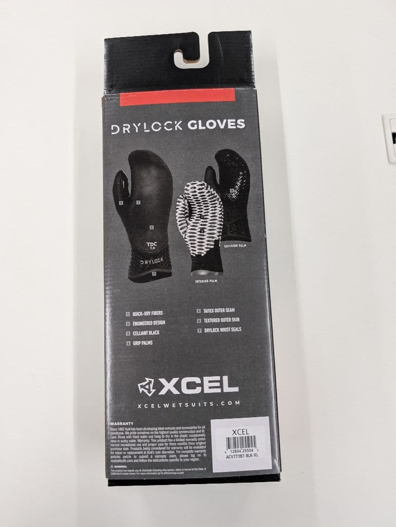 XCEL Drylock 7mm 極寒対応サーフグローブ 新品未使用