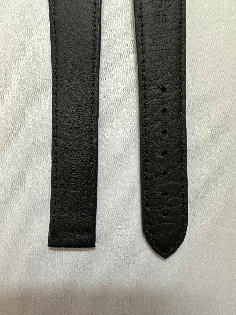 【純正品】オメガ ネイビーアリゲーターレザーストラップ 19mm