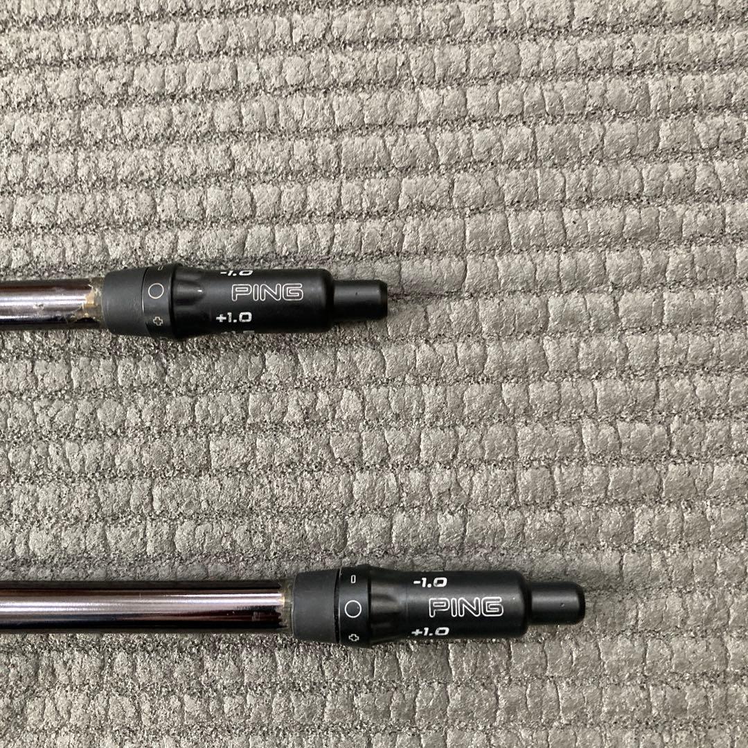 PINGツアーブラック2.0 75Ｓシャフト ３Ｗ.５Ｗ　2本セット