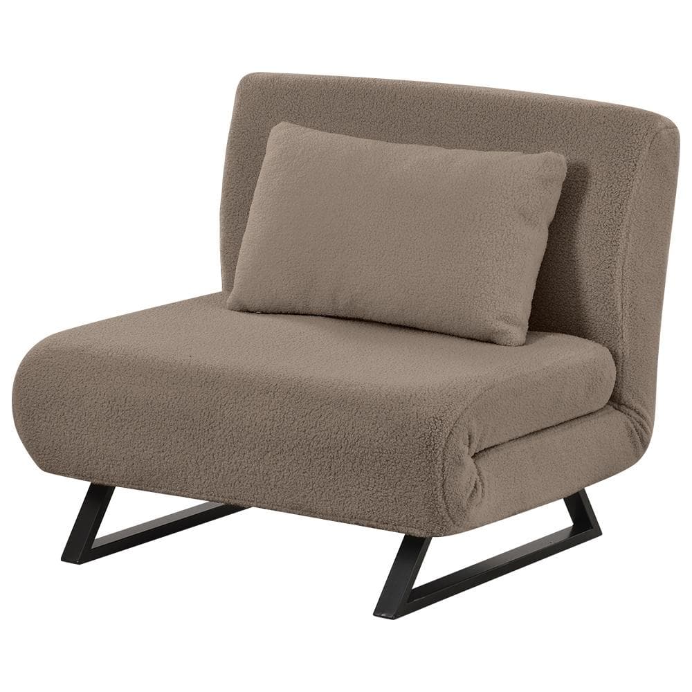 ソファベッド 折りたたみ 3WAY ふわふわ生地 カウチソファー 肘付き