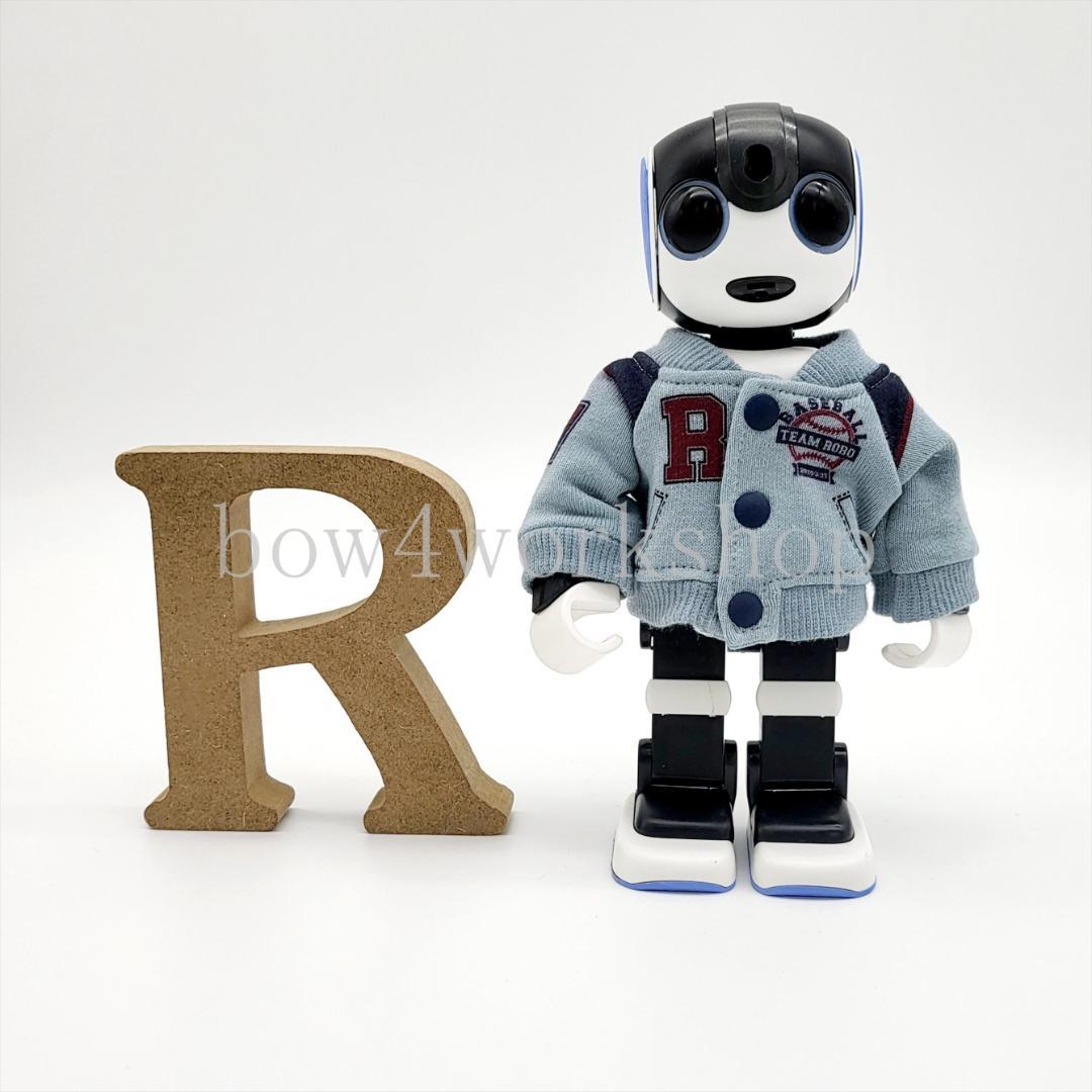 ロボホン RoBoHoN ロボホンの服ハンドメイド プリントスタジャン ブルー