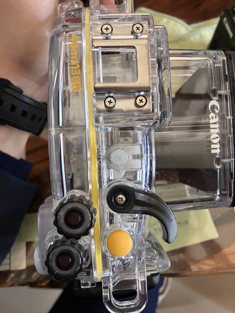 Canon PowerShot G7 X Mark II 本体と水中ハウジング