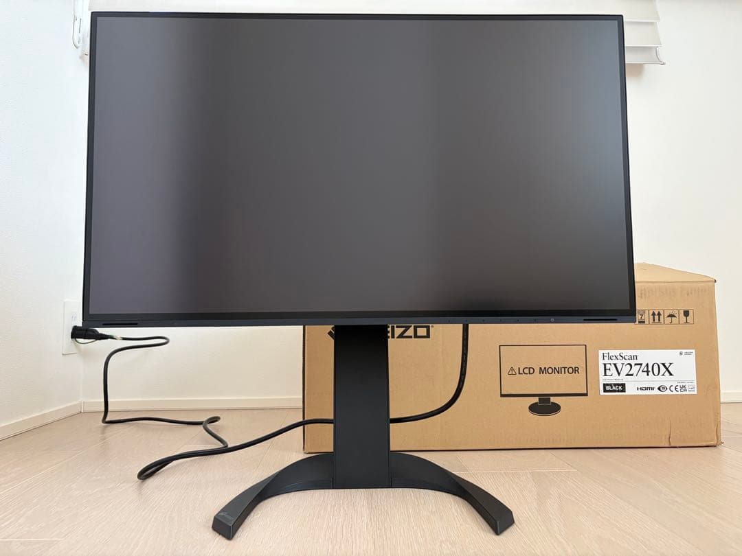 【週末限定】EIZO EV2740X 4K 極美品 使用2830h 24年購入