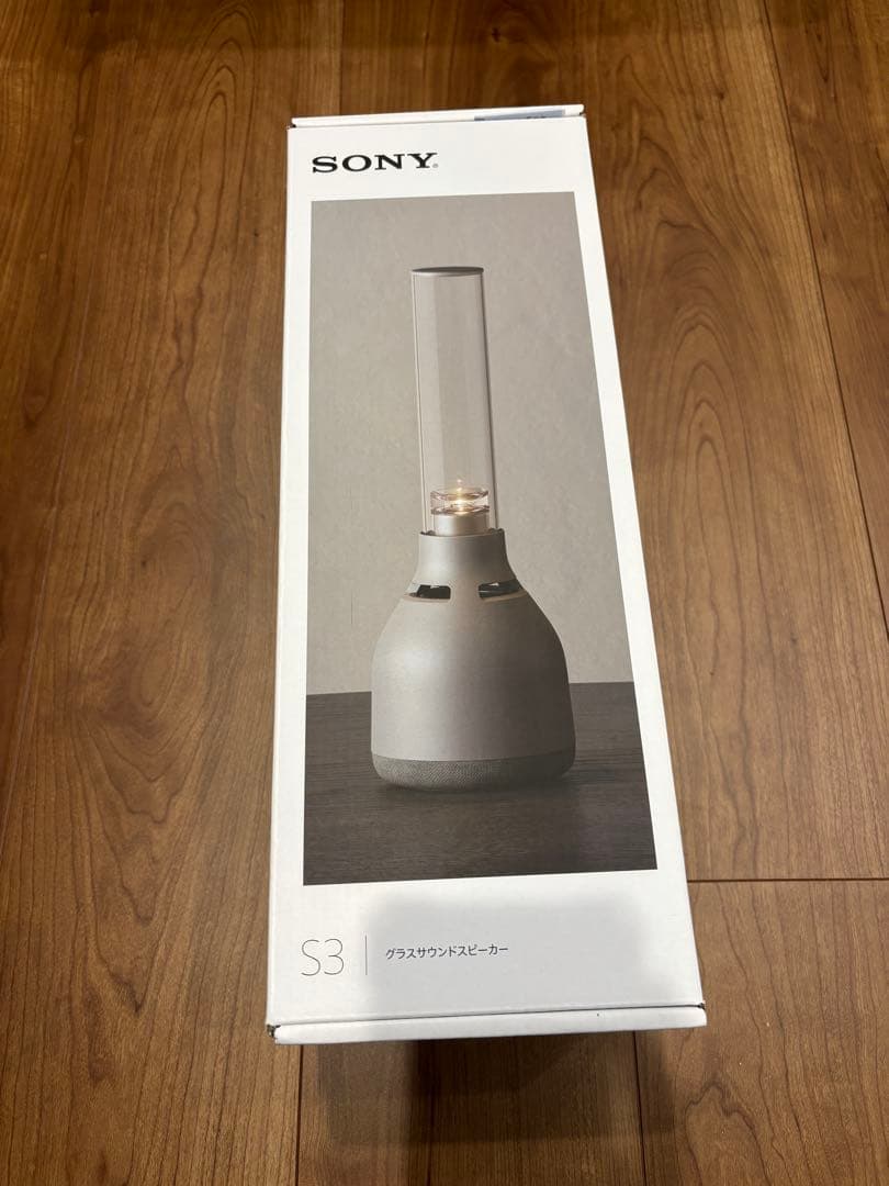 「超美品」グラスサウンドスピーカー　箱付き