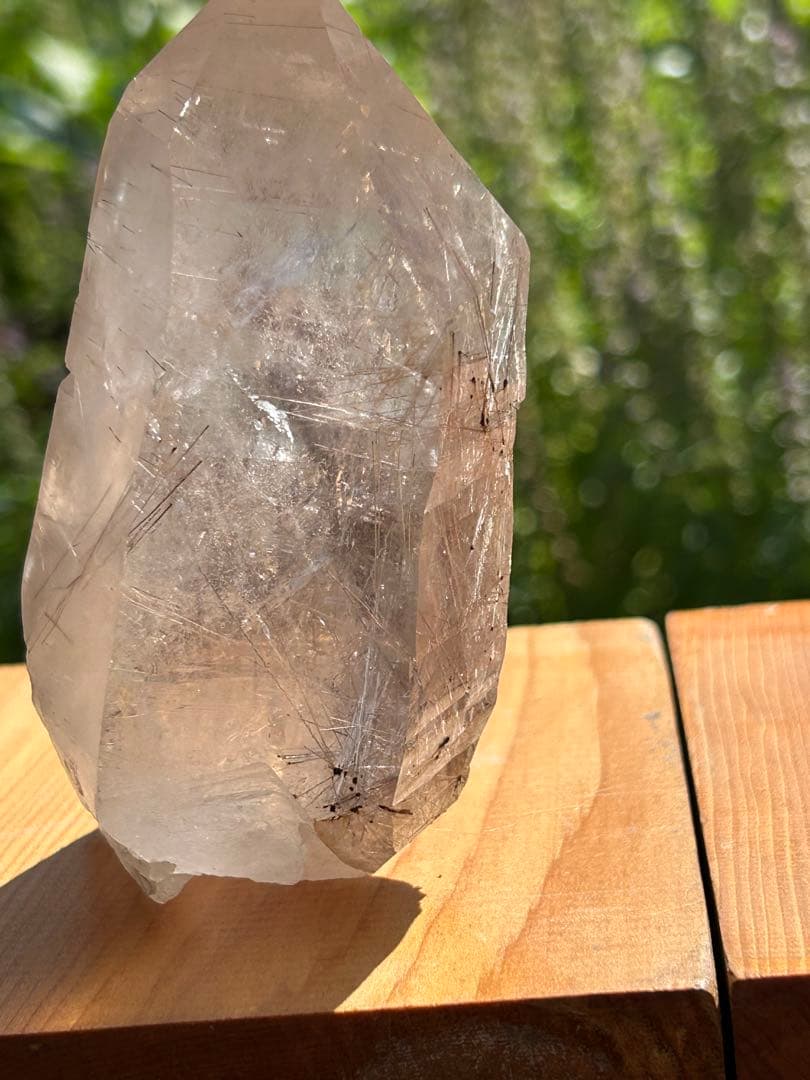 ブラウンルチル原石カテドラルAAAAAレインボー入 希少価値‼️SALE中