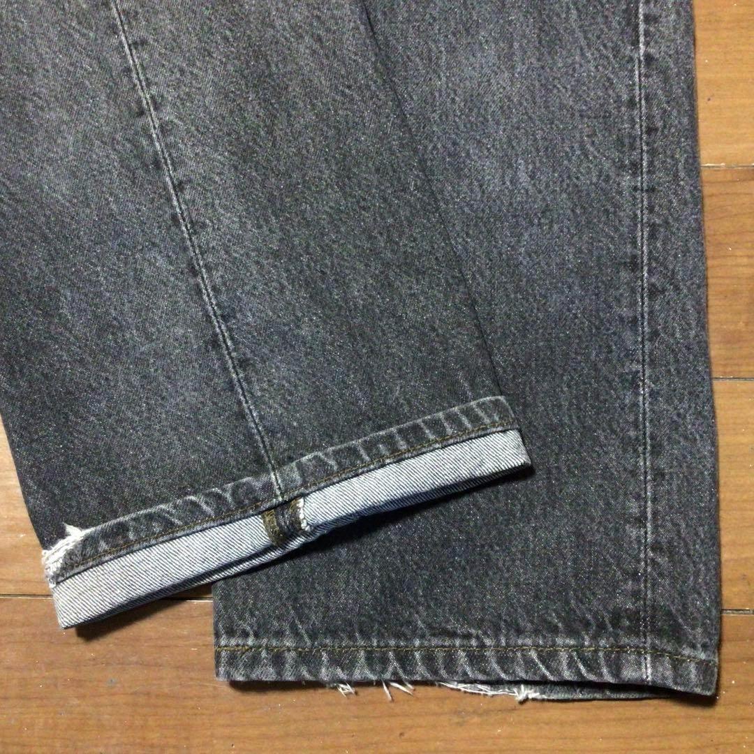 93年USA製リーバイス501 先染めブラック W38 L34